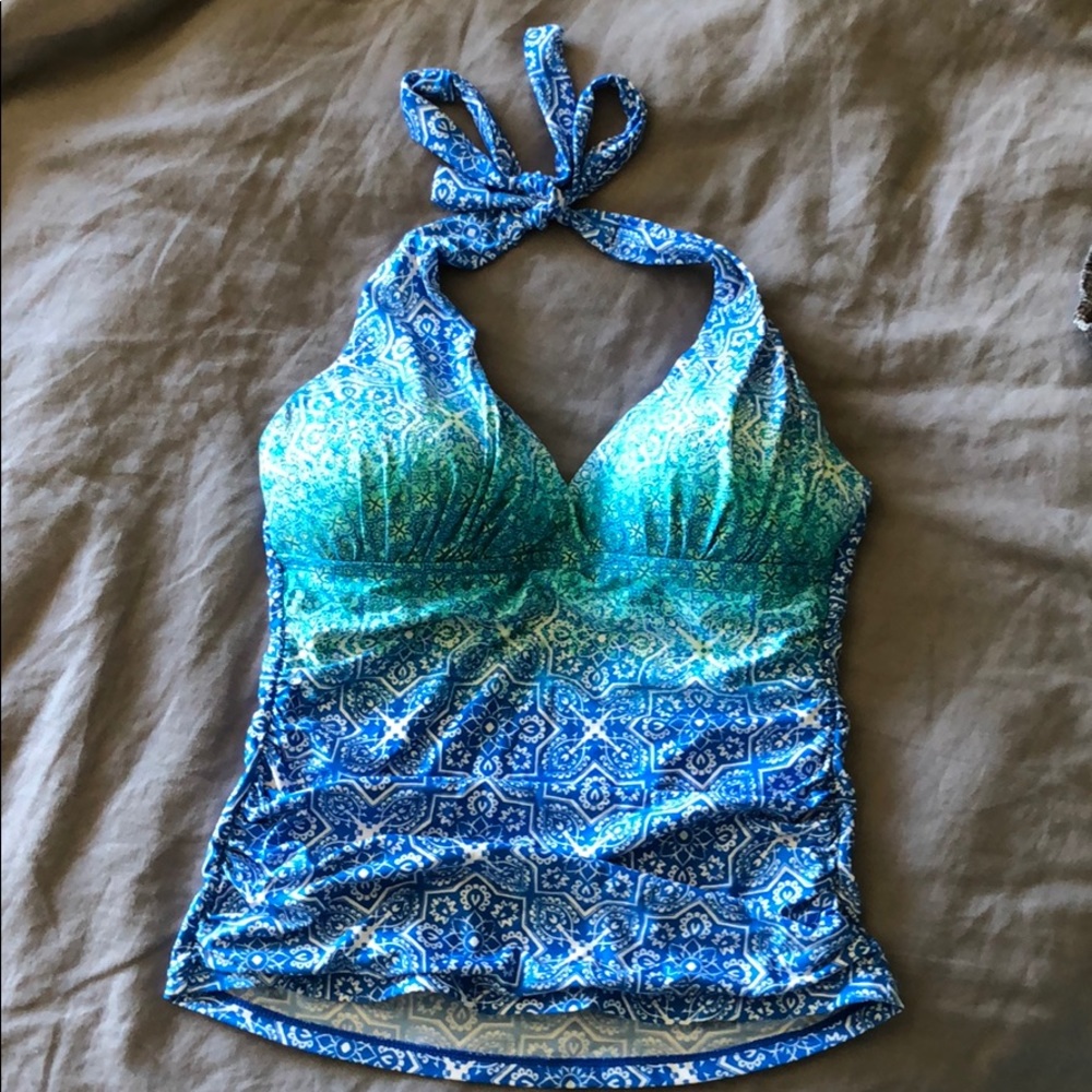 La Blanca Island Goddess Halter Tankini Top